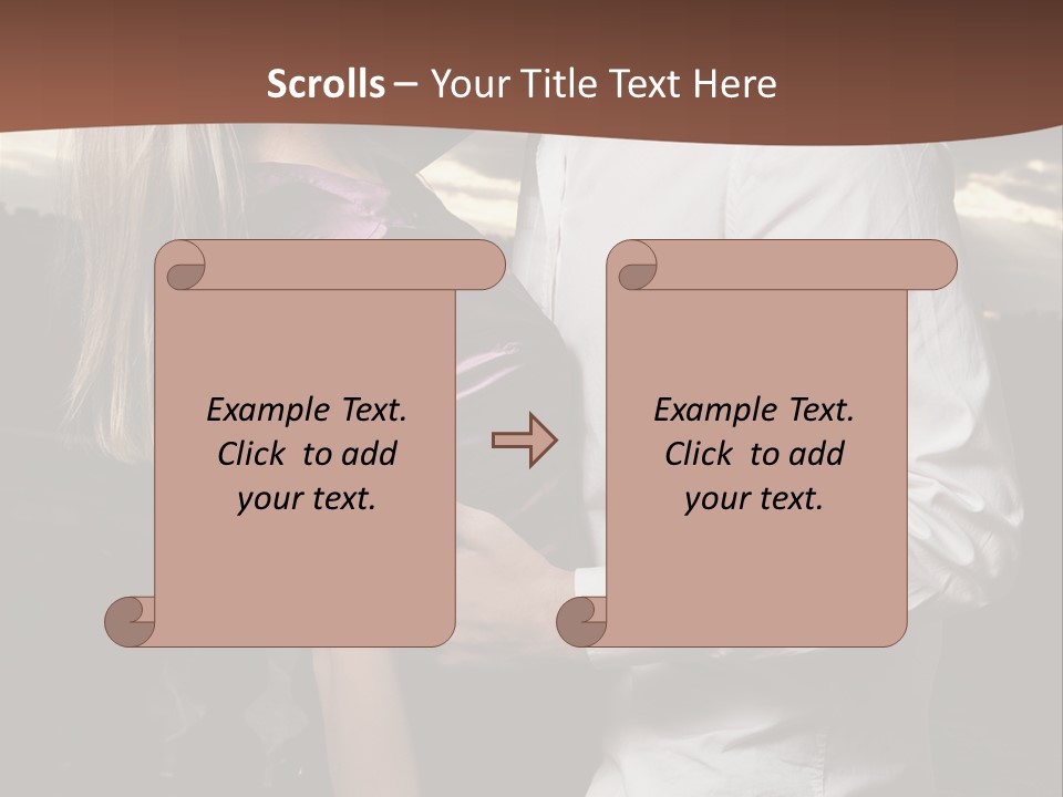 Smiling People Posed PowerPoint Template