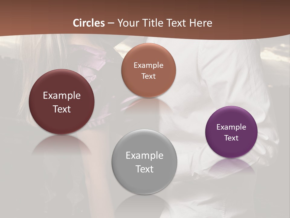 Smiling People Posed PowerPoint Template