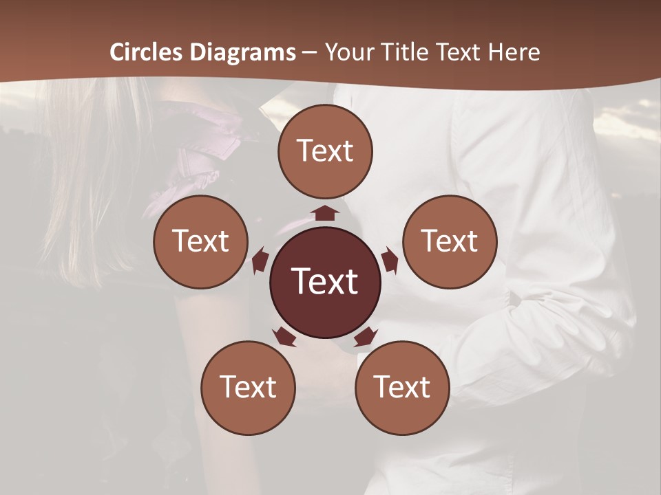 Smiling People Posed PowerPoint Template