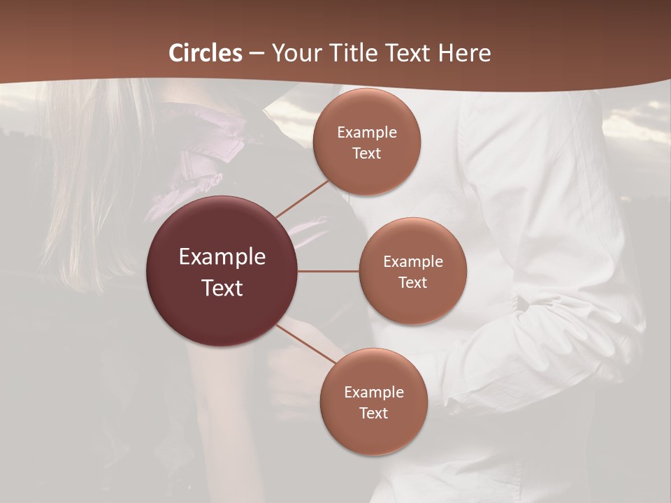 Smiling People Posed PowerPoint Template