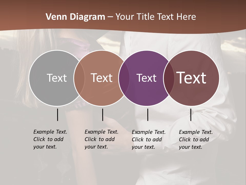 Smiling People Posed PowerPoint Template