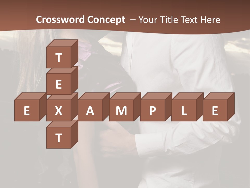 Smiling People Posed PowerPoint Template