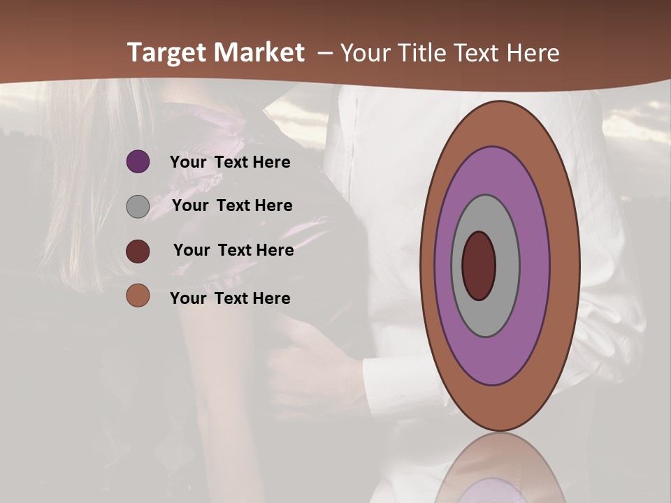 Smiling People Posed PowerPoint Template