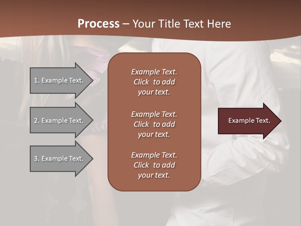 Smiling People Posed PowerPoint Template