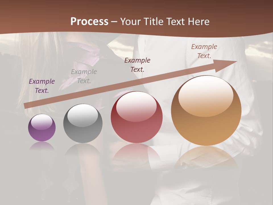 Smiling People Posed PowerPoint Template