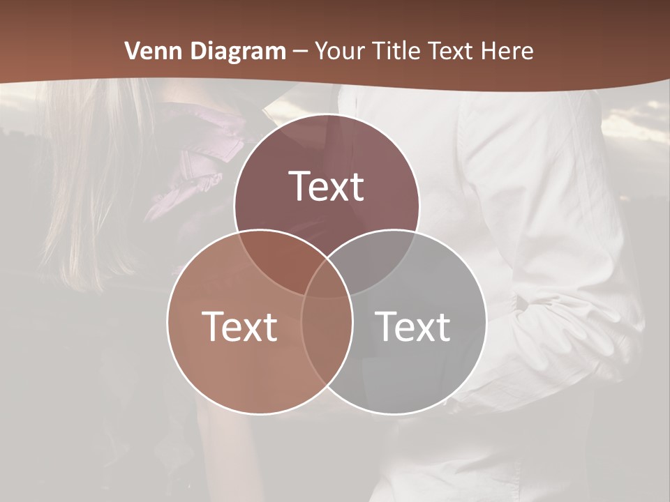 Smiling People Posed PowerPoint Template