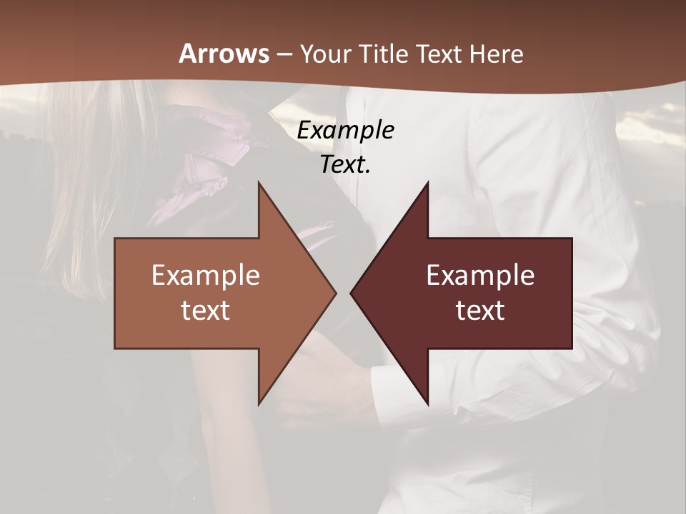 Smiling People Posed PowerPoint Template