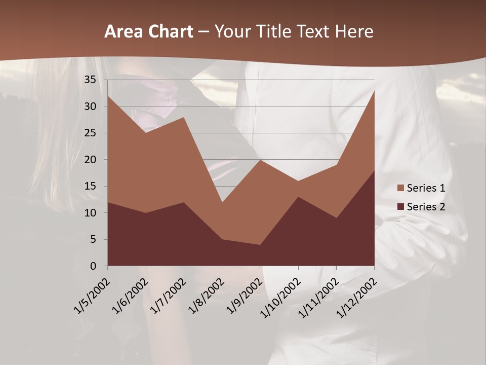 Smiling People Posed PowerPoint Template