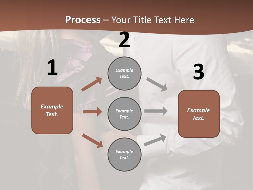 Smiling People Posed PowerPoint Template