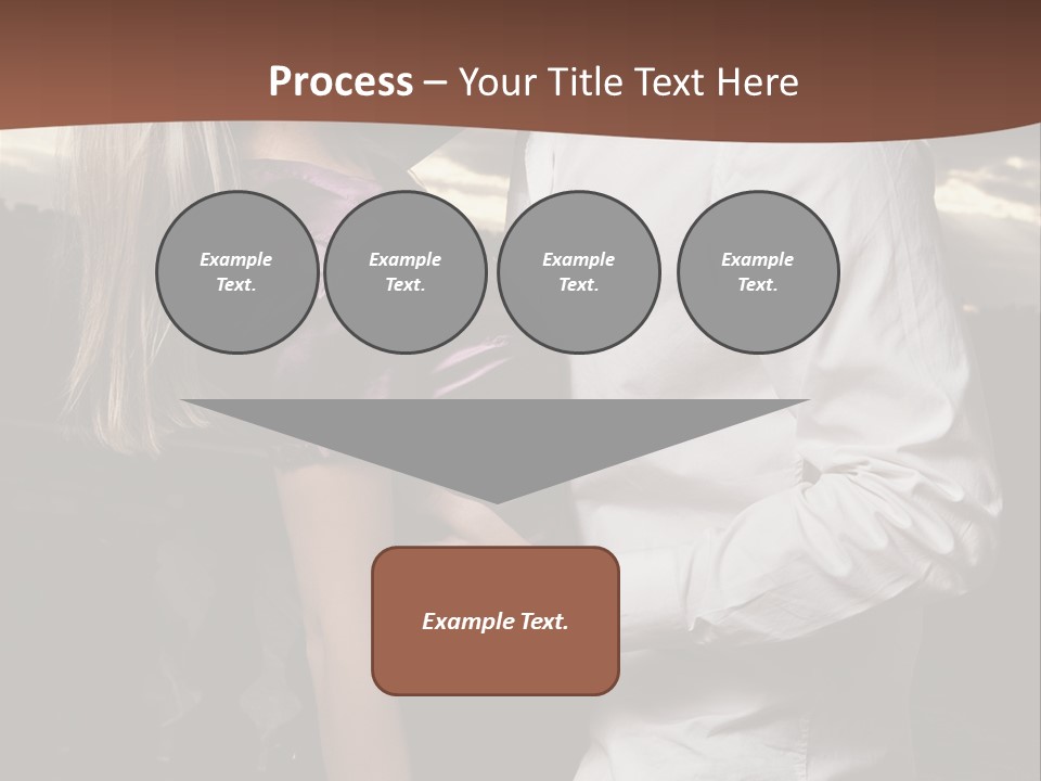 Smiling People Posed PowerPoint Template