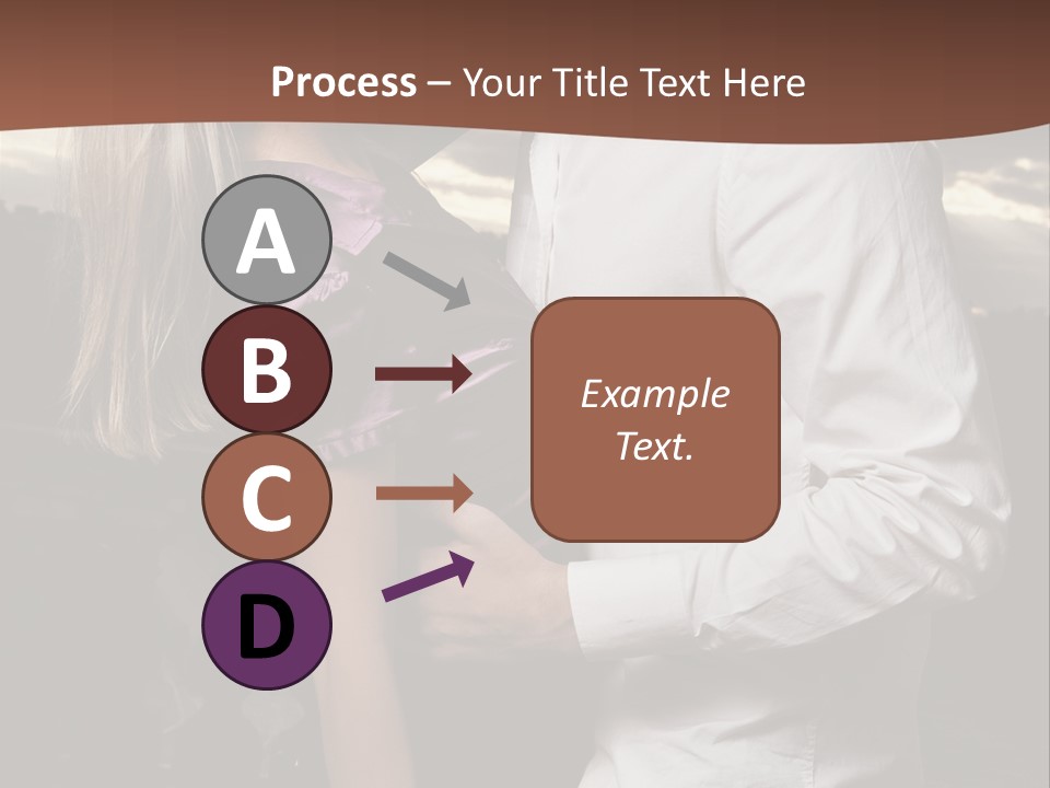 Smiling People Posed PowerPoint Template