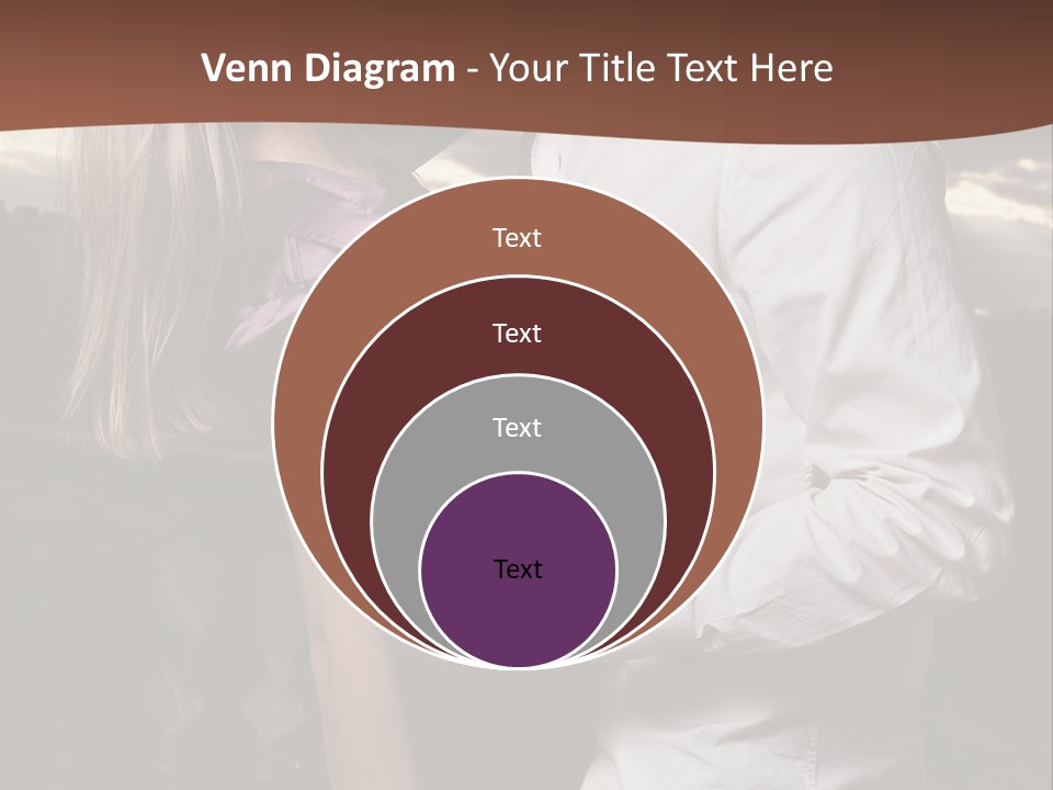 Smiling People Posed PowerPoint Template