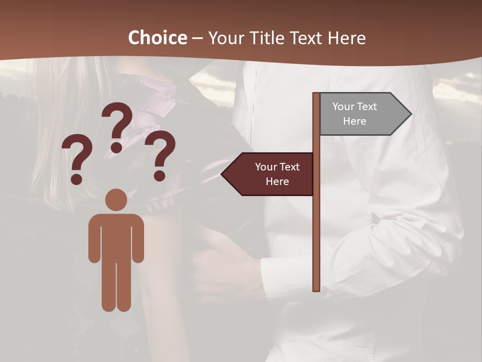 Smiling People Posed PowerPoint Template