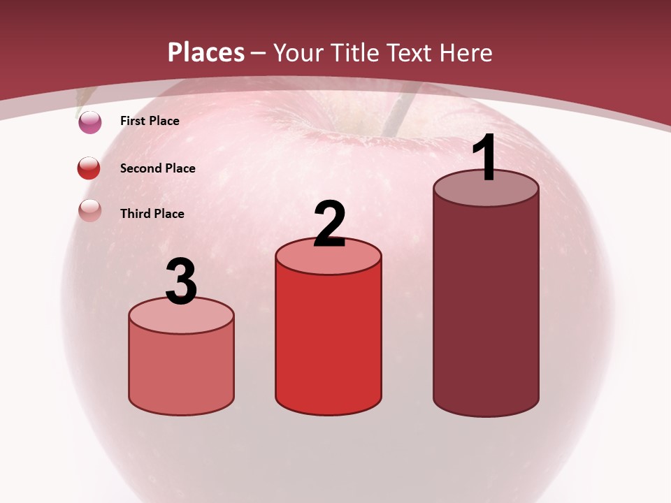 Freshness White Juicy PowerPoint Template