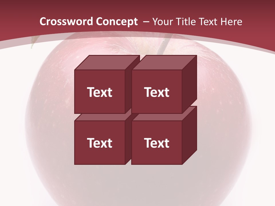 Freshness White Juicy PowerPoint Template