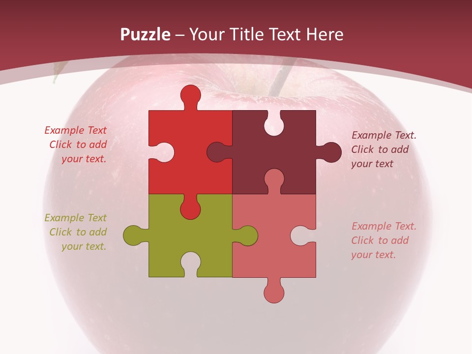 Freshness White Juicy PowerPoint Template