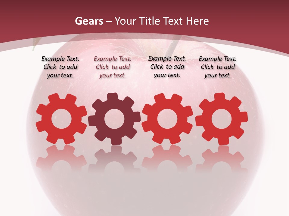 Freshness White Juicy PowerPoint Template