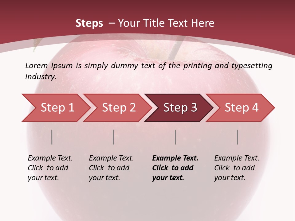 Freshness White Juicy PowerPoint Template