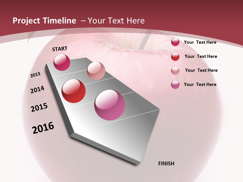 Freshness White Juicy PowerPoint Template