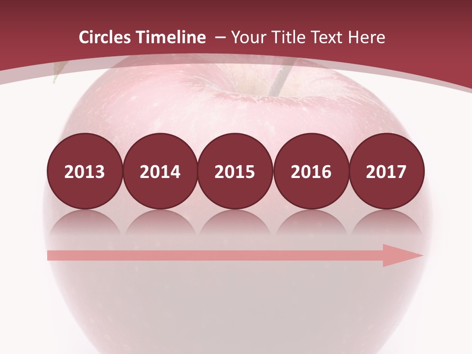 Freshness White Juicy PowerPoint Template