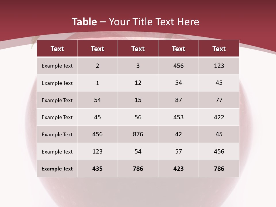 Freshness White Juicy PowerPoint Template