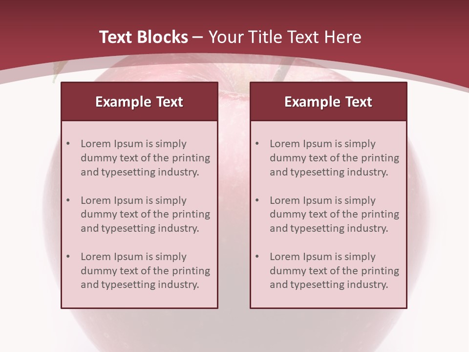 Freshness White Juicy PowerPoint Template