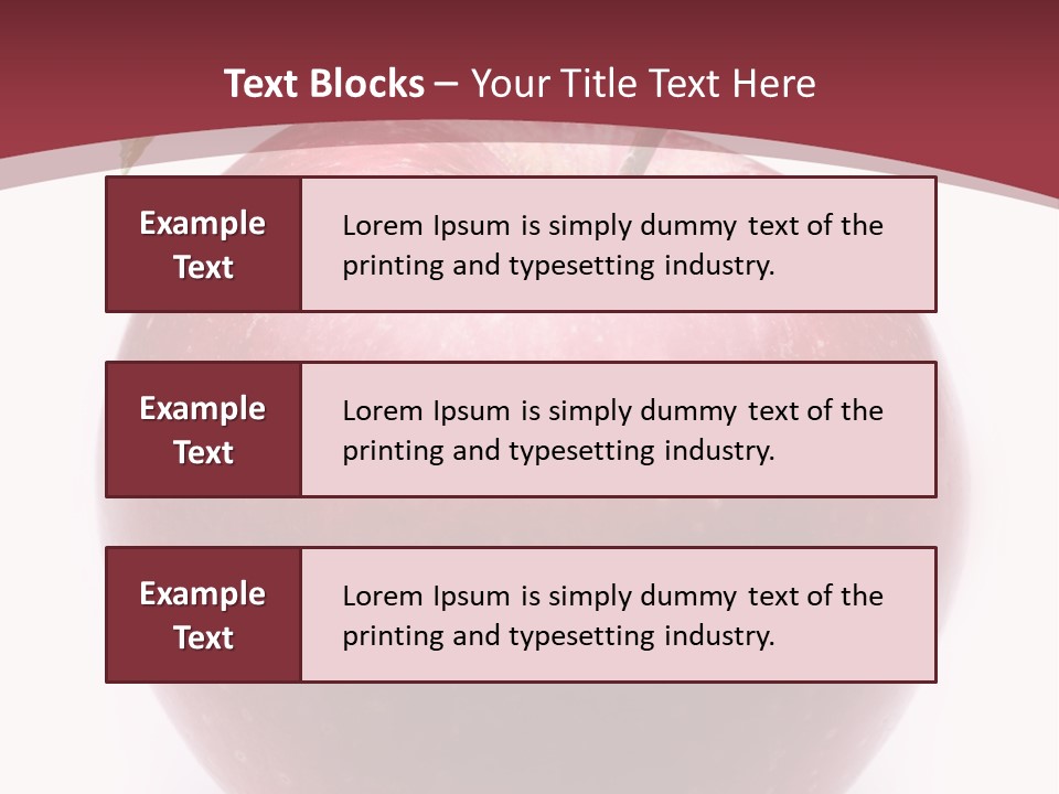 Freshness White Juicy PowerPoint Template