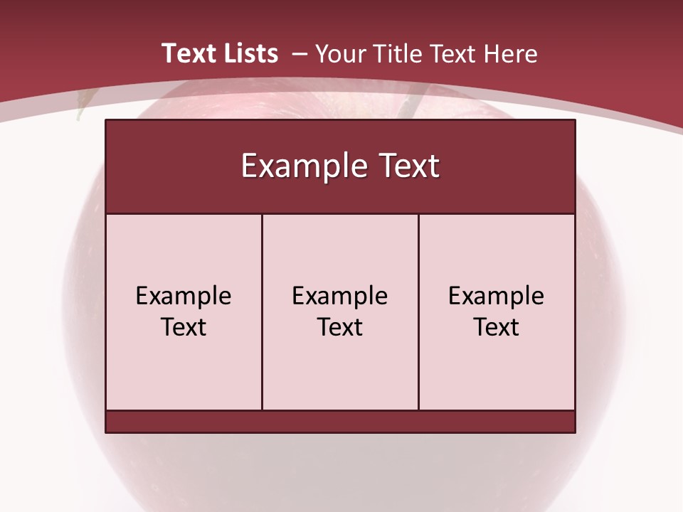 Freshness White Juicy PowerPoint Template