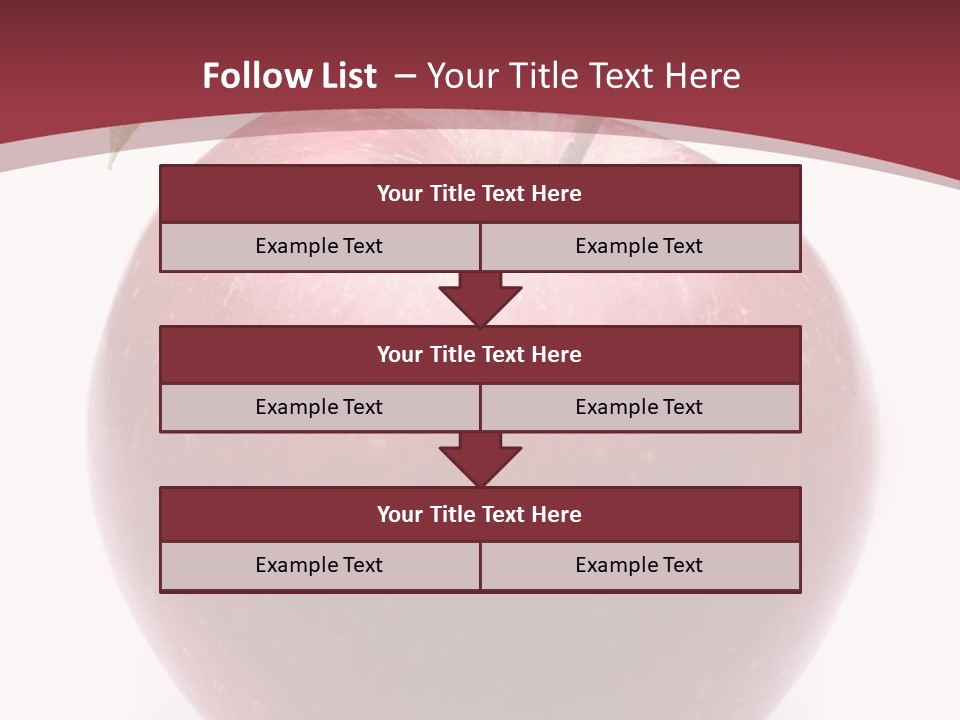 Freshness White Juicy PowerPoint Template