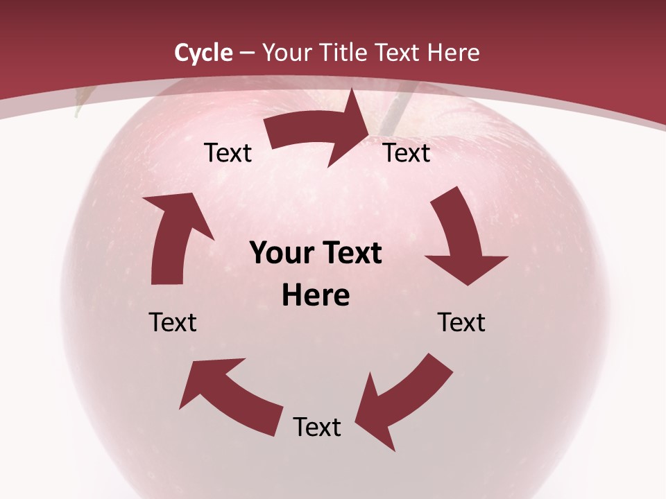 Freshness White Juicy PowerPoint Template