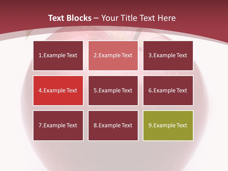 Freshness White Juicy PowerPoint Template