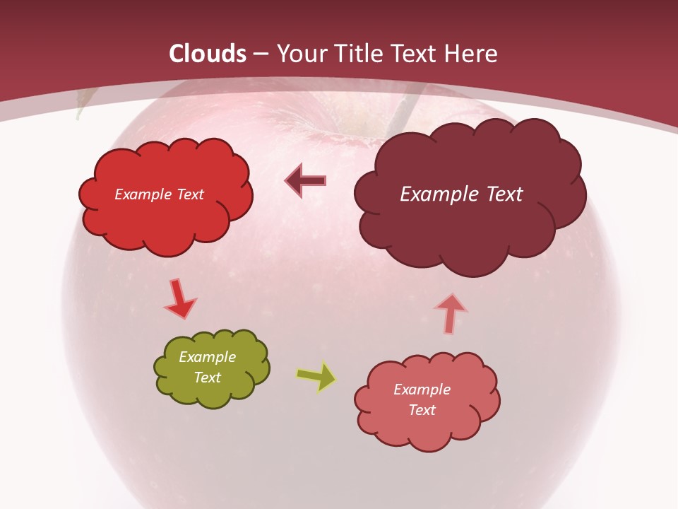Freshness White Juicy PowerPoint Template
