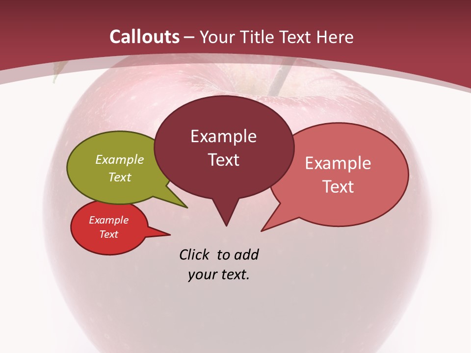 Freshness White Juicy PowerPoint Template