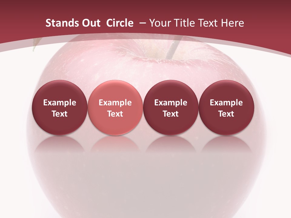 Freshness White Juicy PowerPoint Template