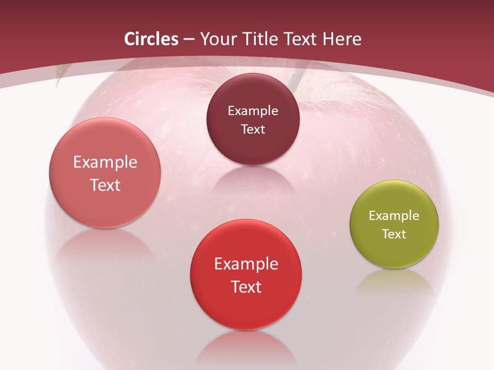 Freshness White Juicy PowerPoint Template