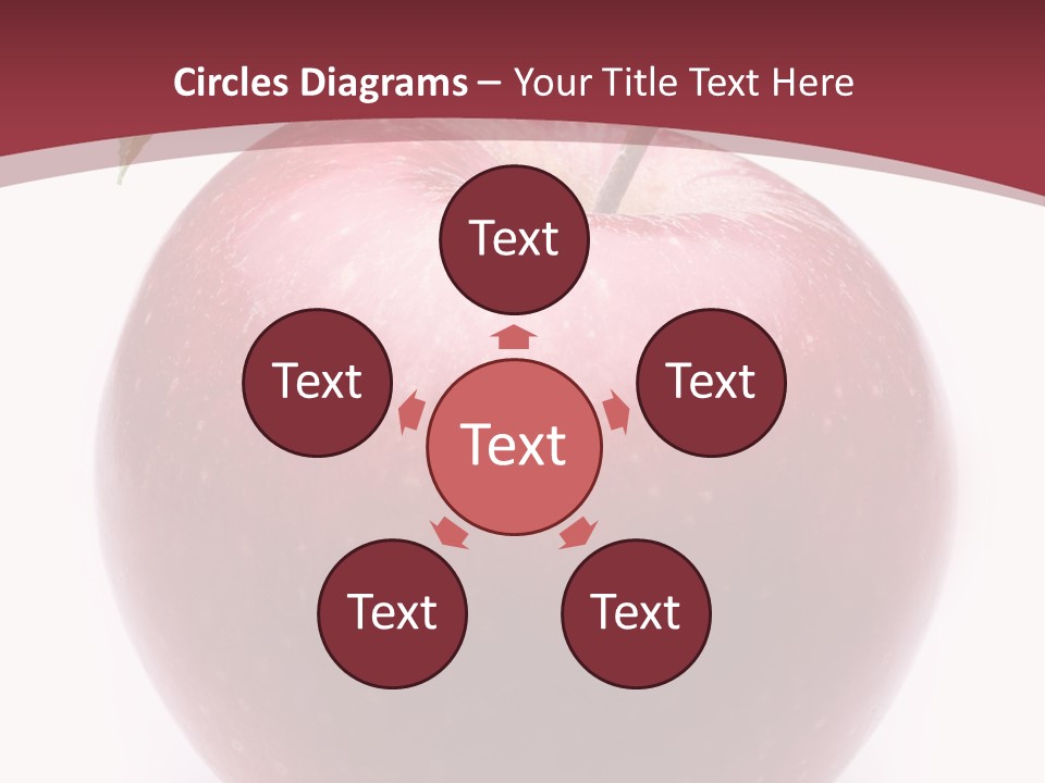 Freshness White Juicy PowerPoint Template