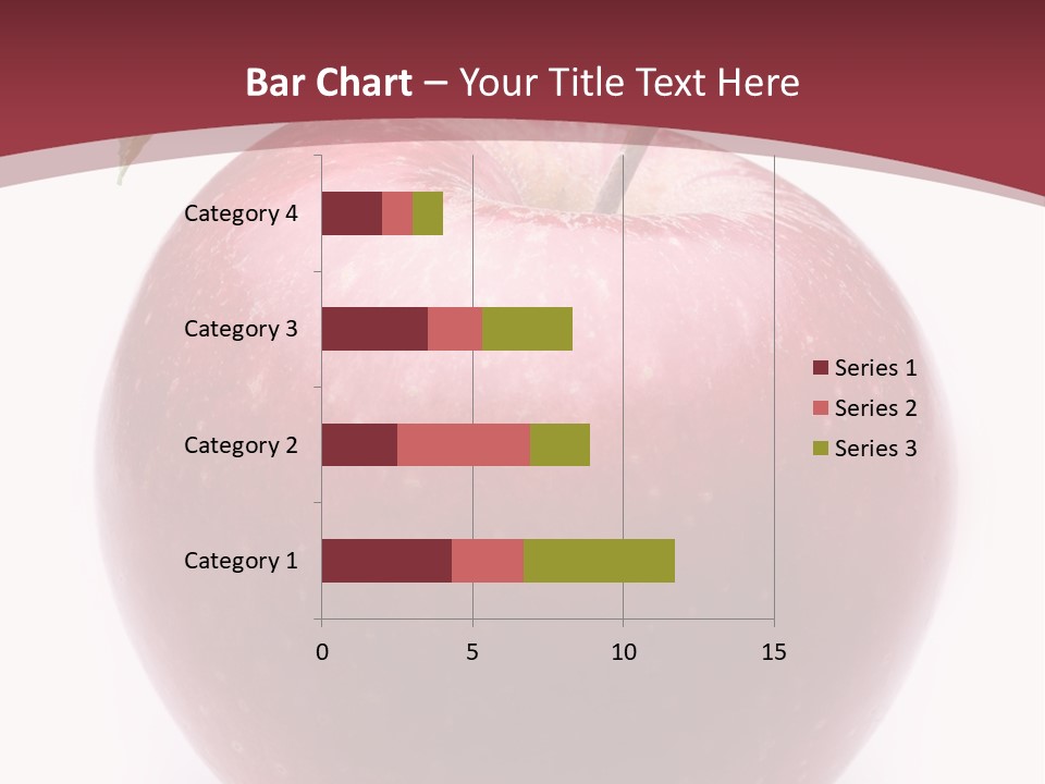 Freshness White Juicy PowerPoint Template
