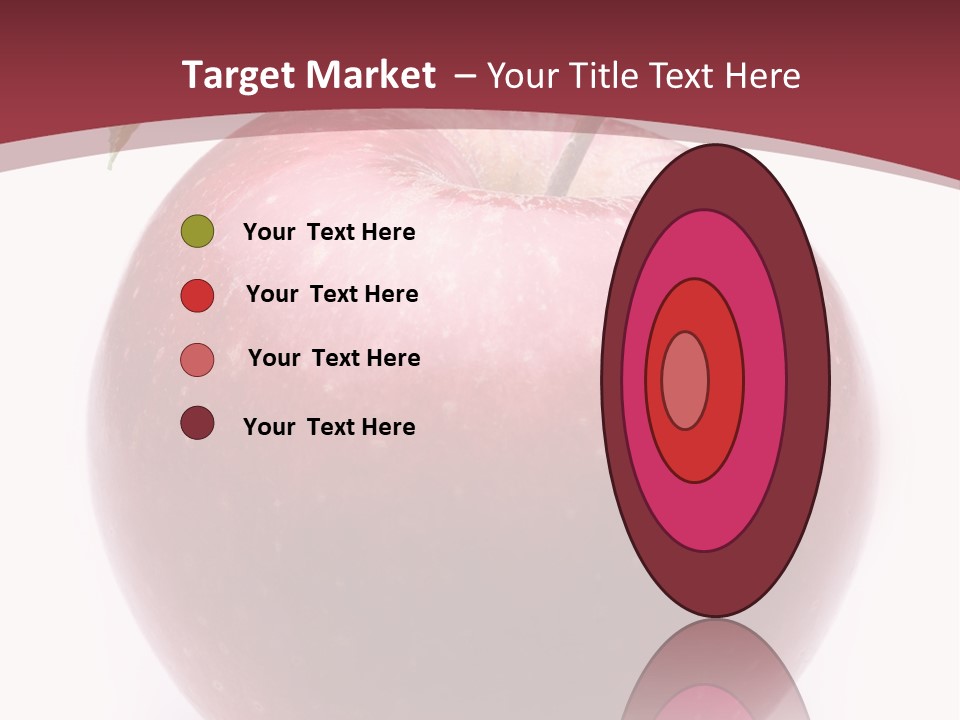 Freshness White Juicy PowerPoint Template