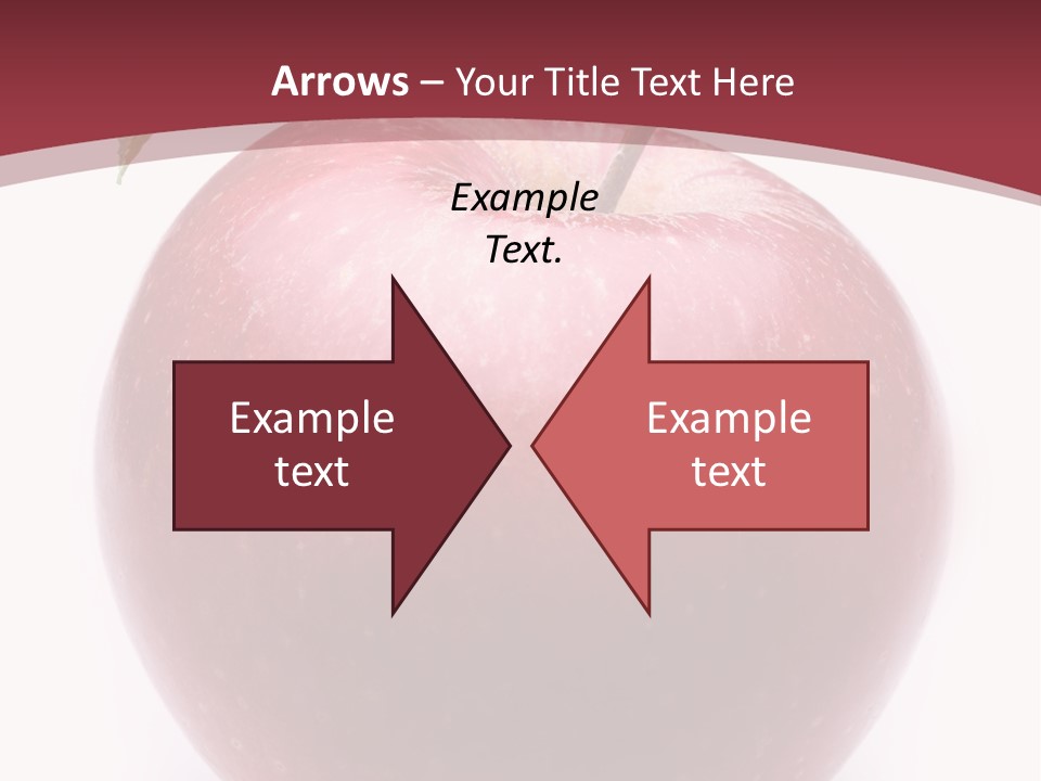 Freshness White Juicy PowerPoint Template