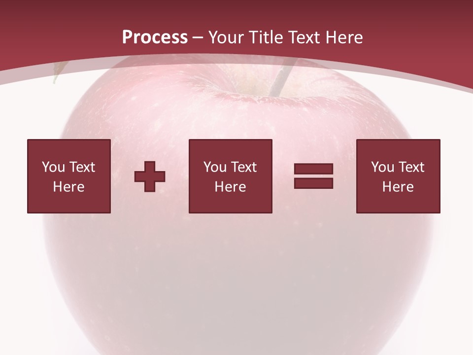 Freshness White Juicy PowerPoint Template