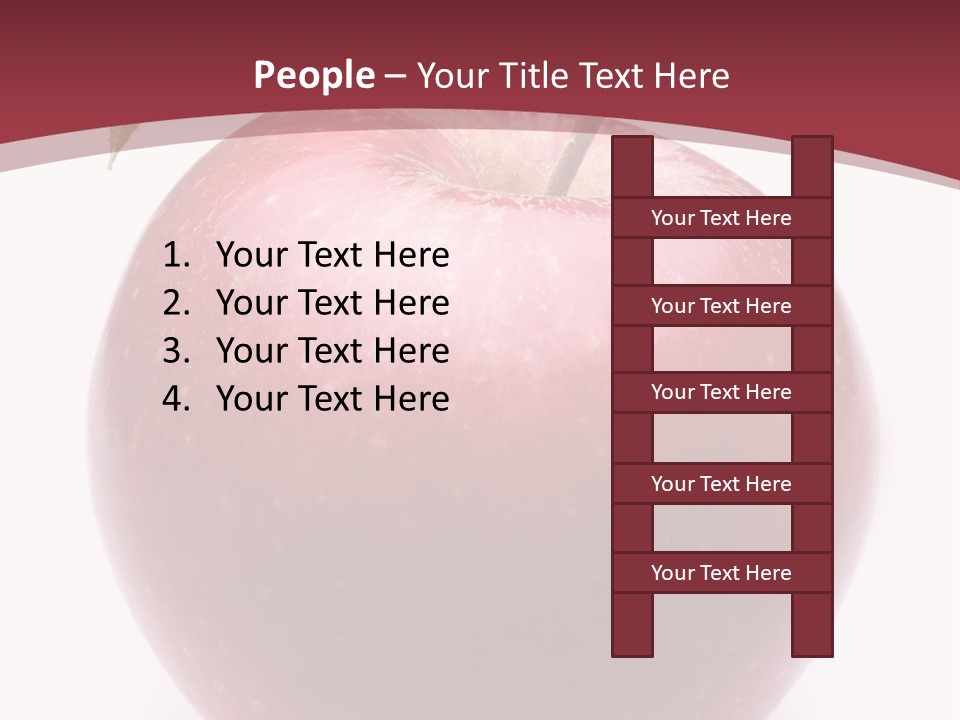 Freshness White Juicy PowerPoint Template