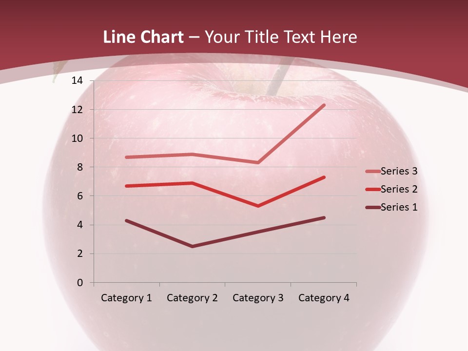 Freshness White Juicy PowerPoint Template
