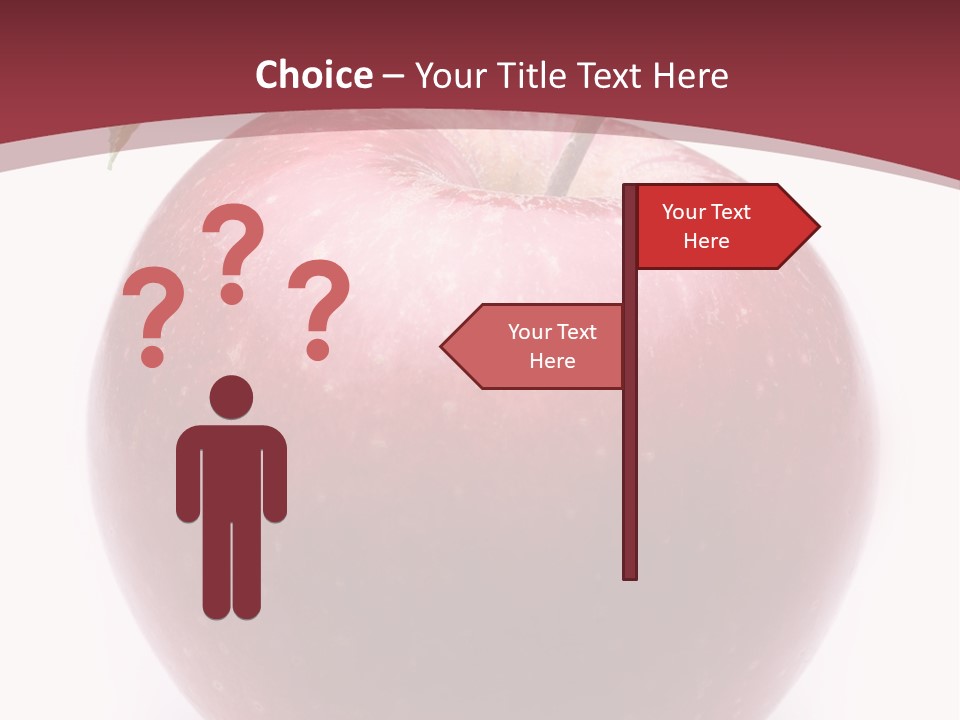 Freshness White Juicy PowerPoint Template