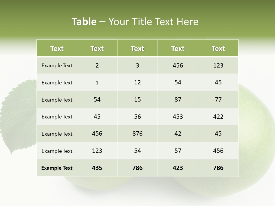 Ripe Fresh Diet PowerPoint Template