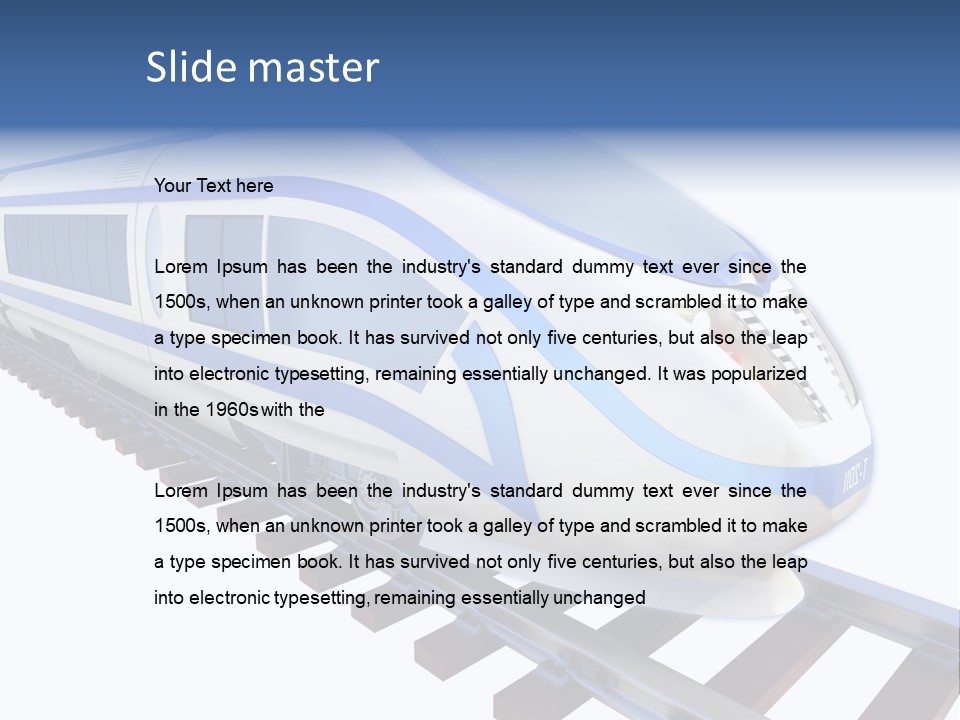 Transport Urban Transit PowerPoint Template