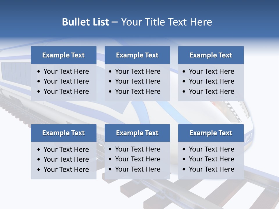 Transport Urban Transit PowerPoint Template