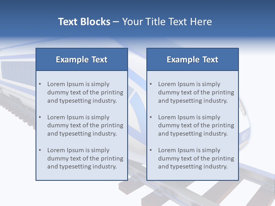 Transport Urban Transit PowerPoint Template