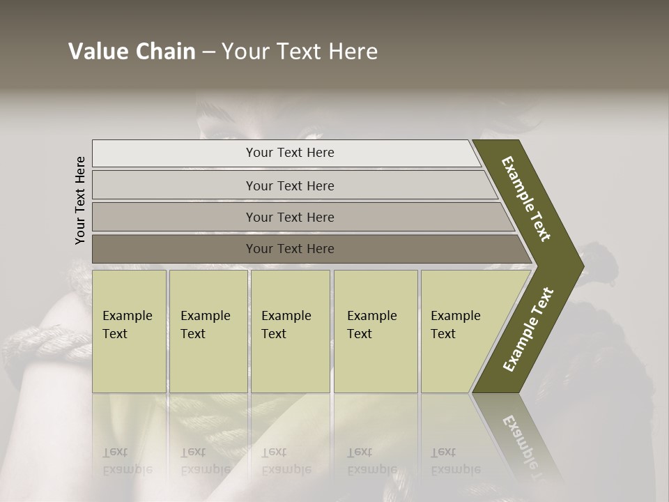 Metaphor Caught Silenced PowerPoint Template