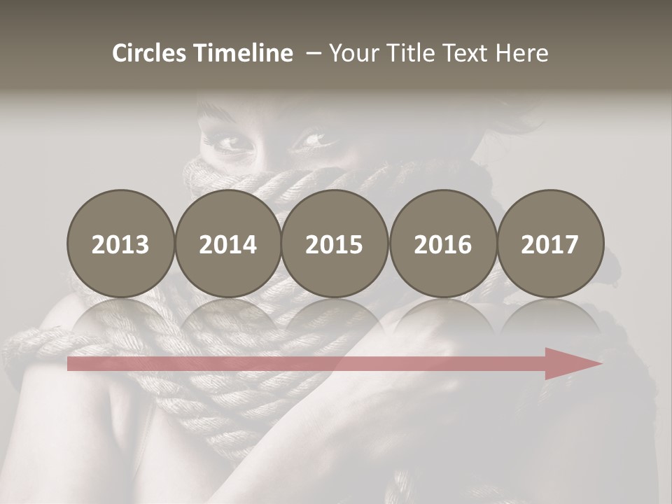 Metaphor Caught Silenced PowerPoint Template