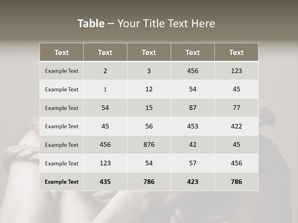 Metaphor Caught Silenced PowerPoint Template